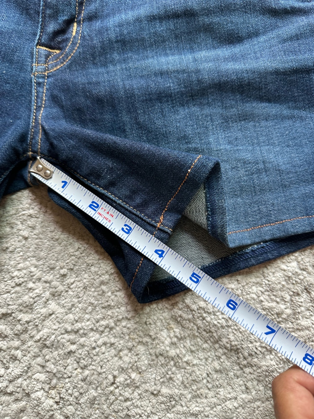 Hudson Jeans Modified Flap Pocket Denim Shorts Made in USA size 29 - Picture 3 of 10